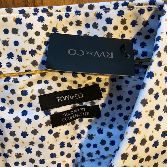 Sharp Pattern Button Up - Picture 2 of 3